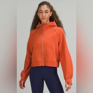 Lululemon Scuba Oversized Full-Zip Red Rock M/L (New)